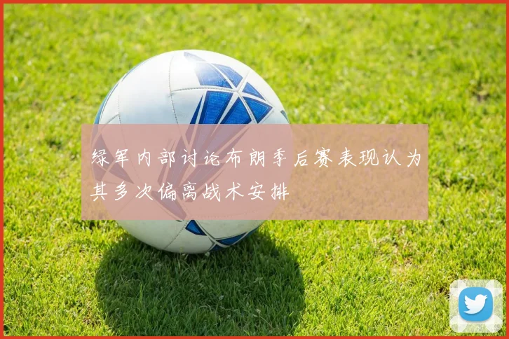 绿军内部讨论布朗季后赛表现认为其多次偏离战术安排